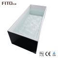 Manufacturer Supplier Unique Design Black Square Vintage Bathroom Freestanding Bath Tub